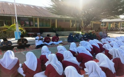 Doa bersama siswa/i XII tahun 2022